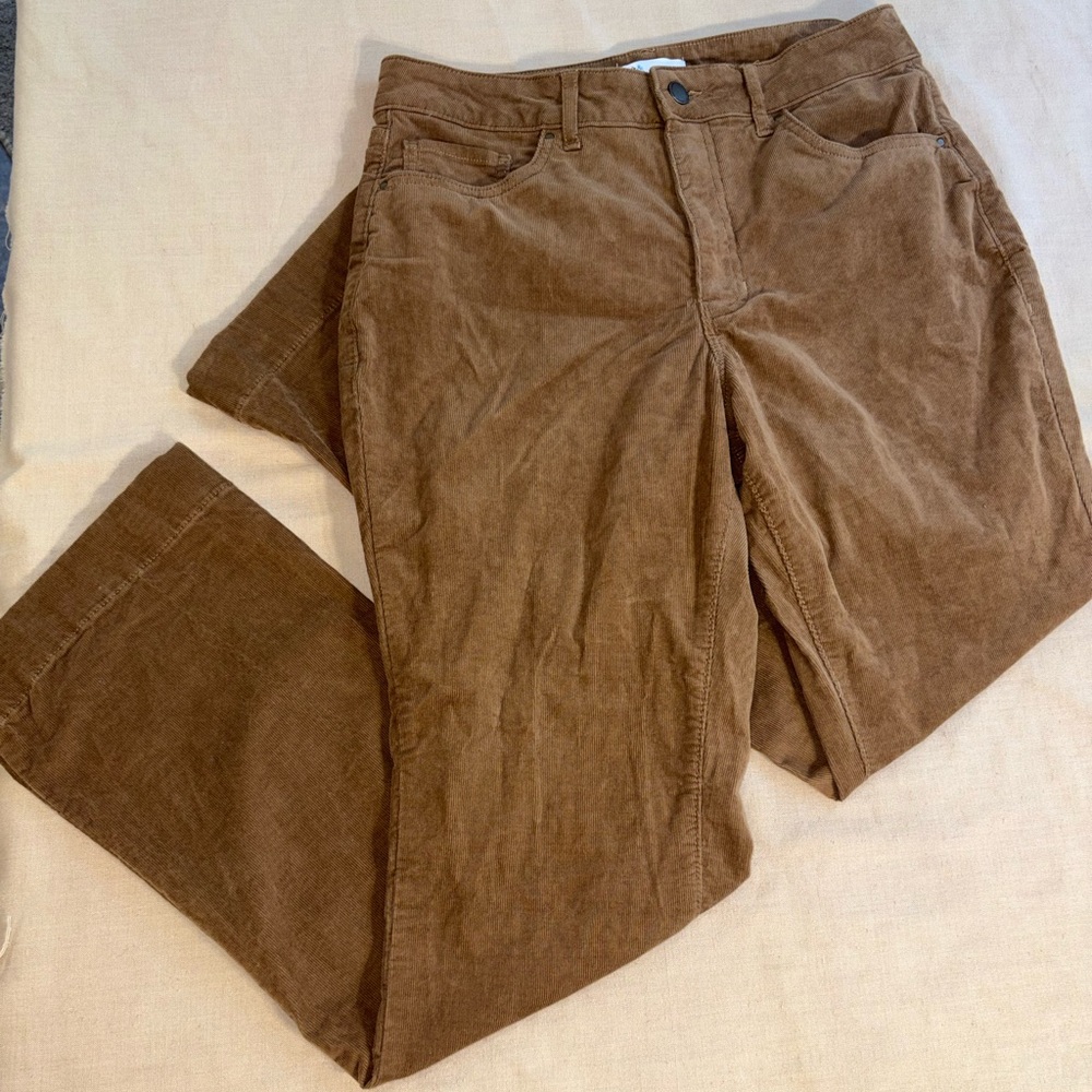 croft & barrow Women's Brown Corduroy Pants